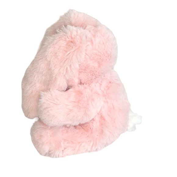 2015 Animal Adventure Pink Bunny Rabbit Plush Stuffed Toy 9" - Picture 4 of 7